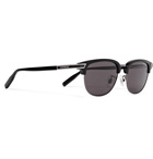 Montblanc - Navigator D-Frame Acetate And Silver-Tone Sunglasses - Black