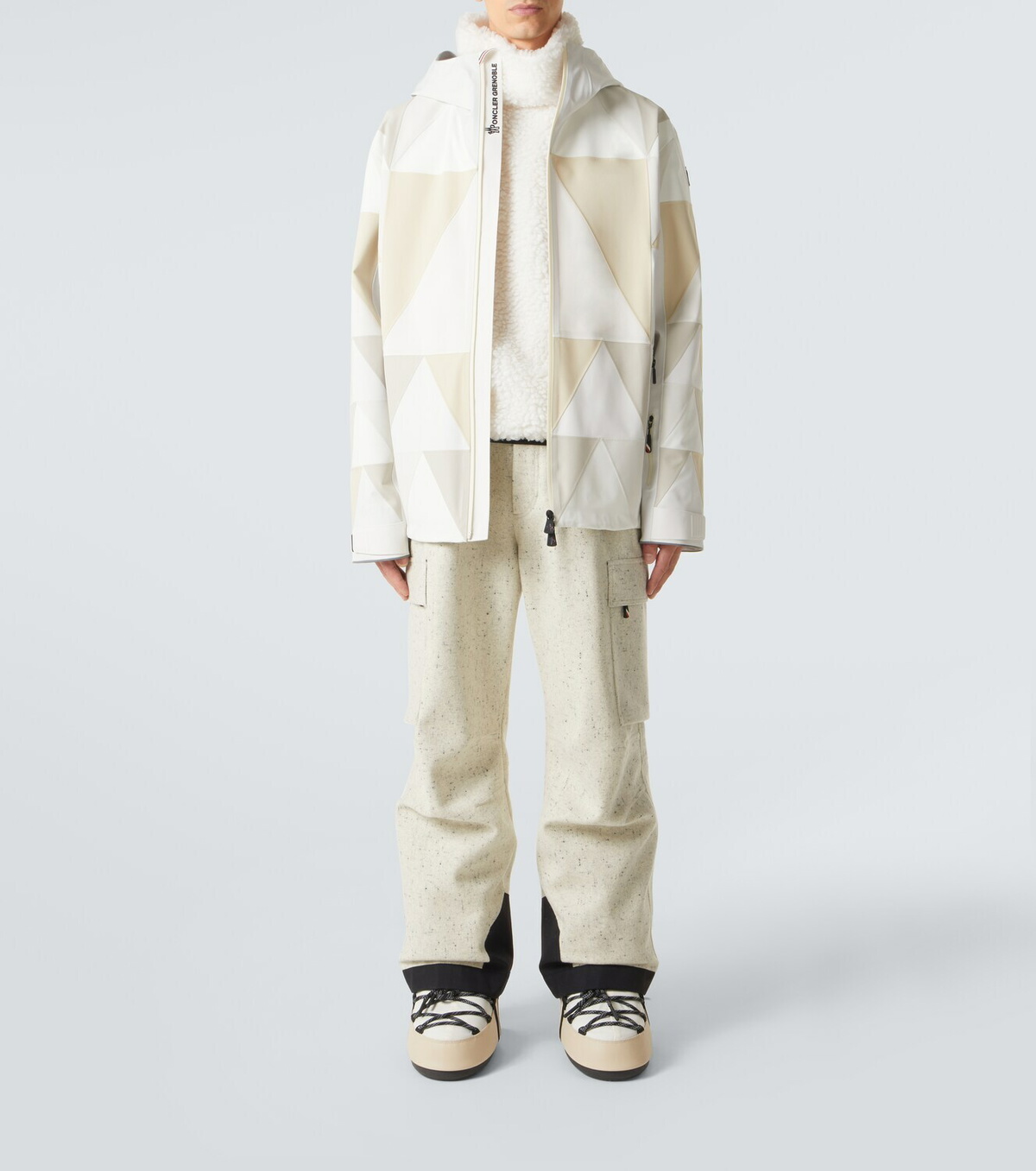 Moncler Grenoble Teddy fleece sweatshirt