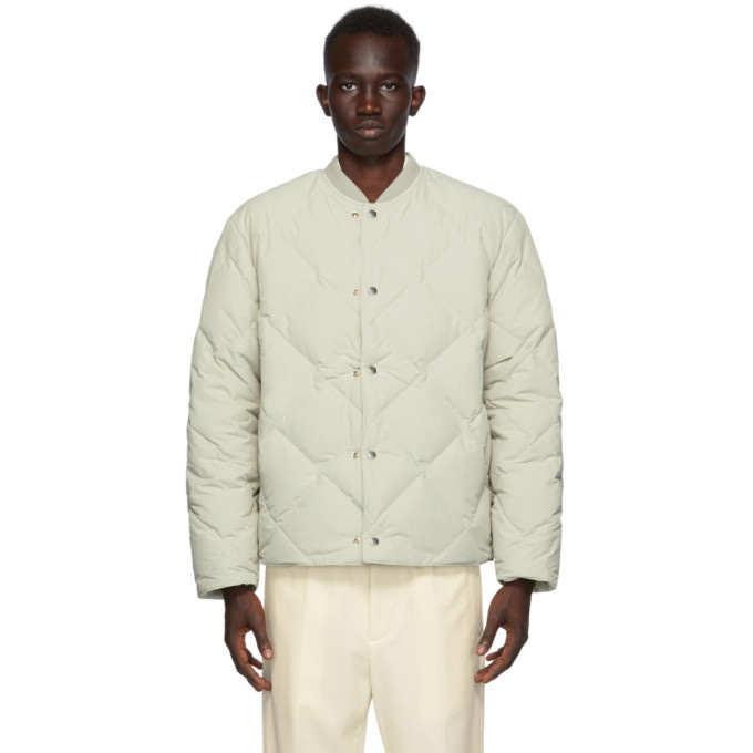 Photo: Jil Sander Green Down Quilted Jacket