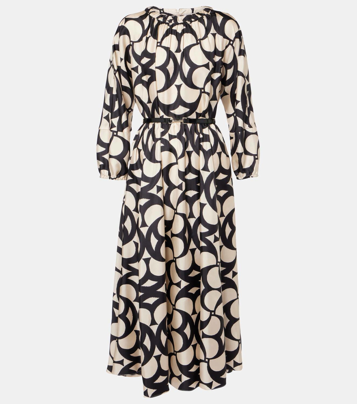 S Max Mara Nina silk twill maxi dress S Max Mara