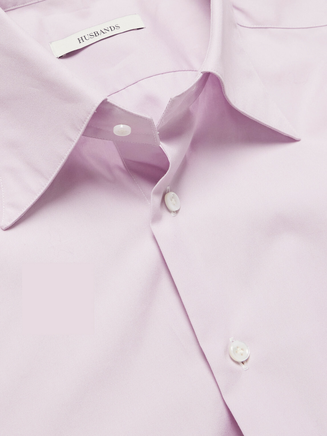 Husbands - Supima Cotton-Poplin Shirt - Purple