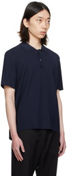 JACQUEMUS Navy 'Le polo maille' Polo