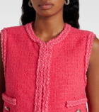 Giambattista Valli Wool-blend bouclé vest