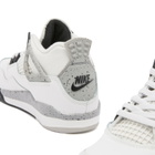 Air Jordan 4 Retro OG (PS) in White/Red/Grey