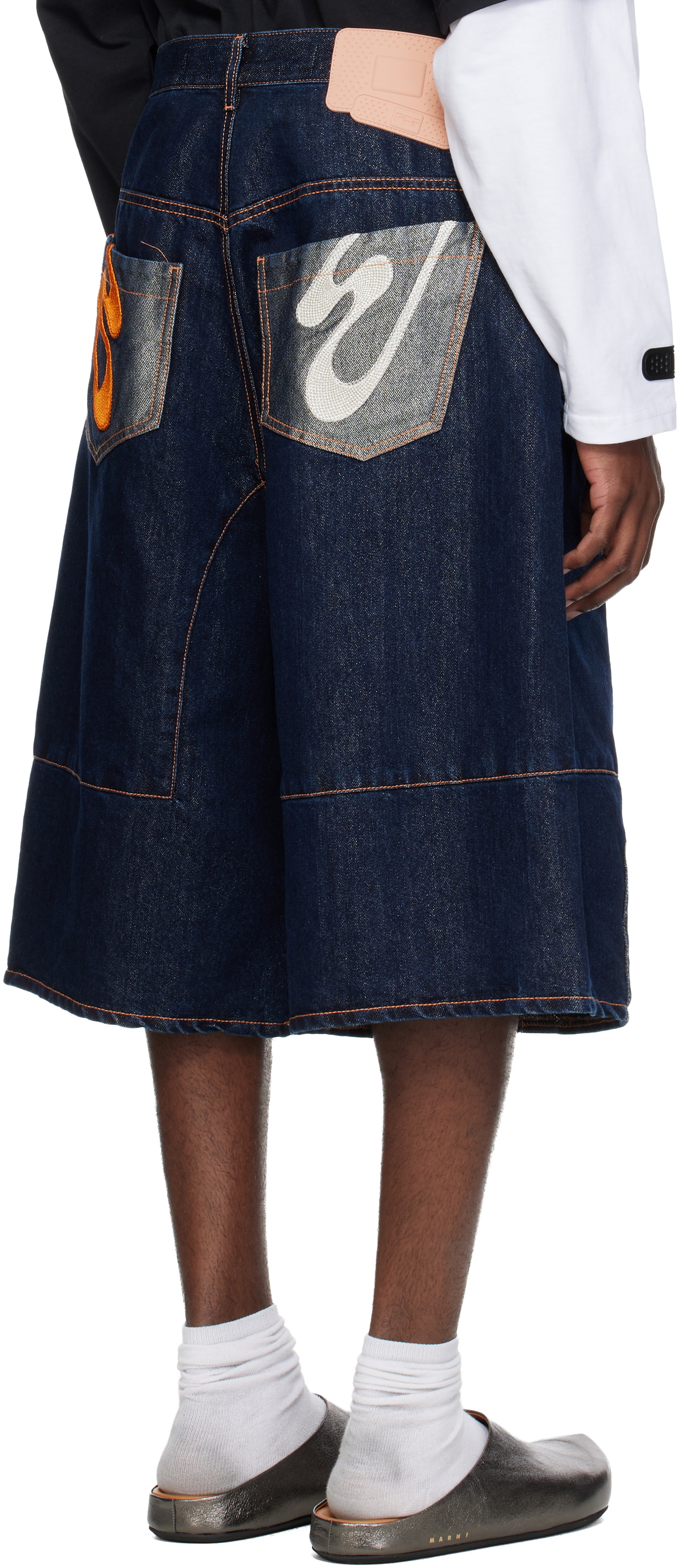 PDF Blue Positano Denim Shorts