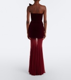 David Koma Velvet gown
