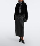 Joseph Alloway reversible shearling jacket