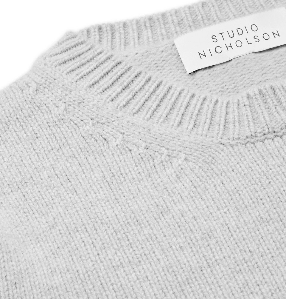 Studio Nicholson - Sorello Wool Sweater - Gray Studio Nicholson