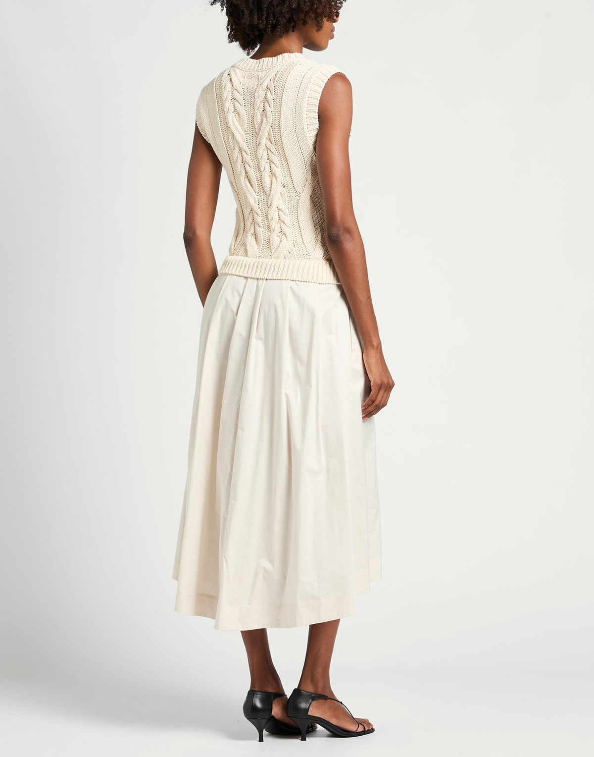 Peserico Womens Midi dress in White