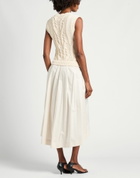 Peserico Womens Midi dress in White