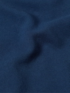 Rubinacci - Slim-Fit Cotton-Piqué Polo Shirt - Blue