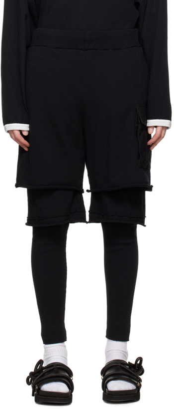 Photo: UNDERCOVER Black Layered Pants