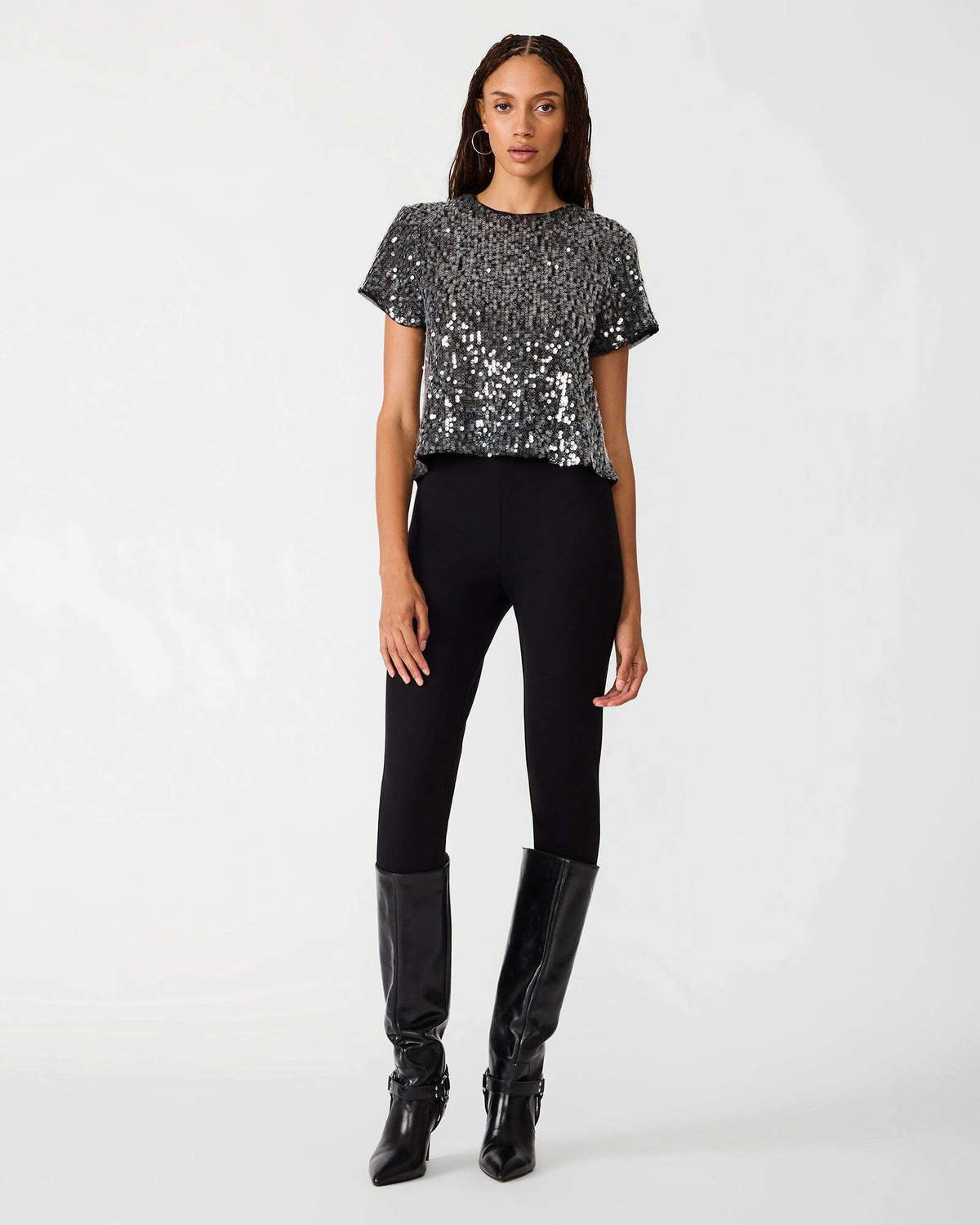 Steve Madden Tiffanee Top in Black