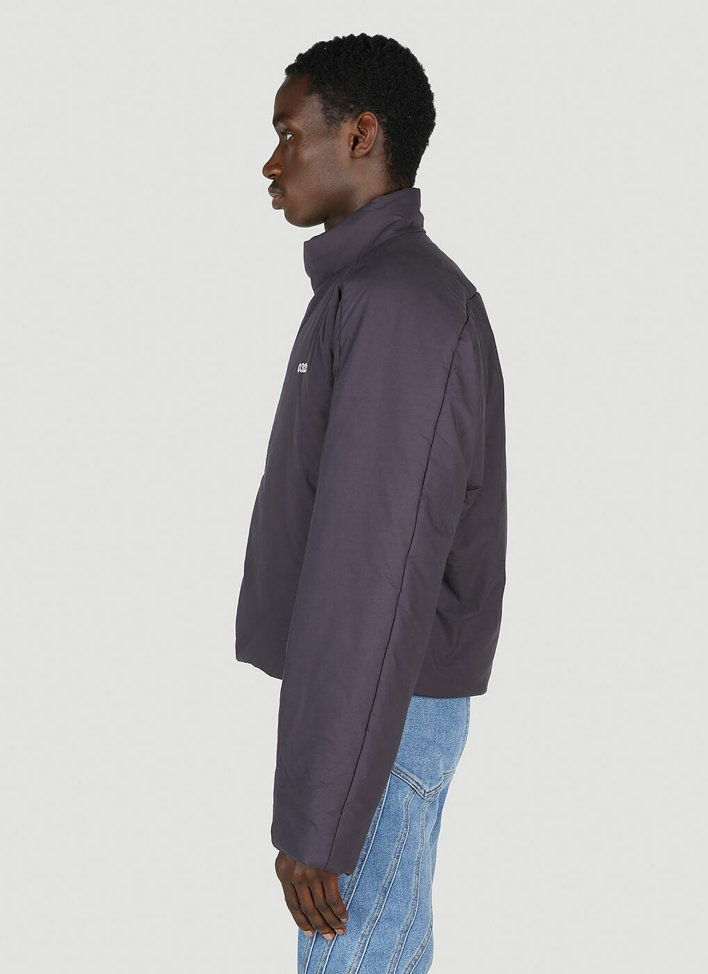 032C - Padded Blouson Jacket in Purple