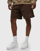 Nike Nike Solo Swoosh Fleece Shorts Brown Sport & Team Shorts
