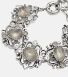 Saint Laurent Cassandre embellished bracelet