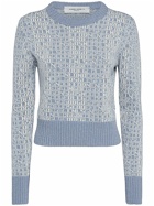 GOLDEN GOOSE - Journey Wool Blend Knit Cropped Sweater
