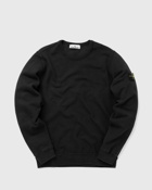 Stone Island Sweat Shirt Brushed Cotton Fleece, Garment Dyed Black - Mens - Sweatshirts