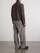 Amomento - Cotton Zip-Up Sweater - Brown