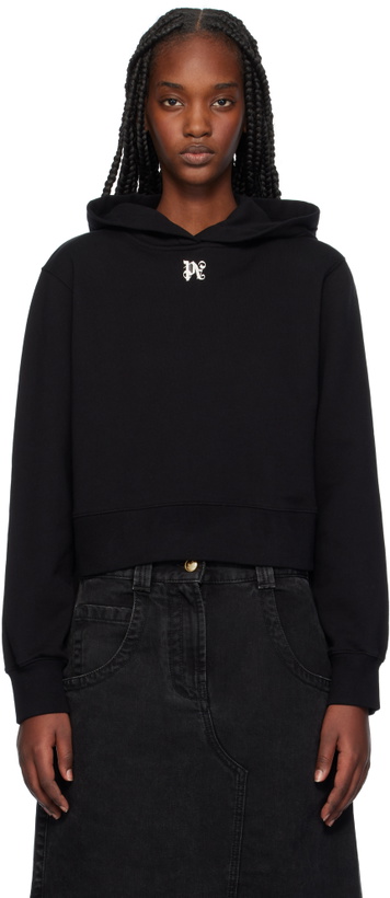 Photo: Palm Angels Black Wings Pencil Hoodie
