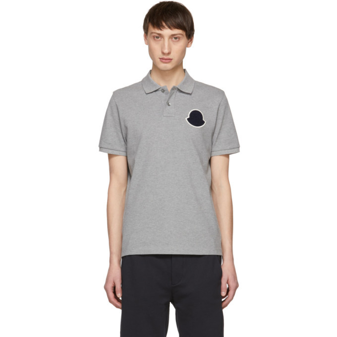 Photo: Moncler Grey Maglia Boxer Polo