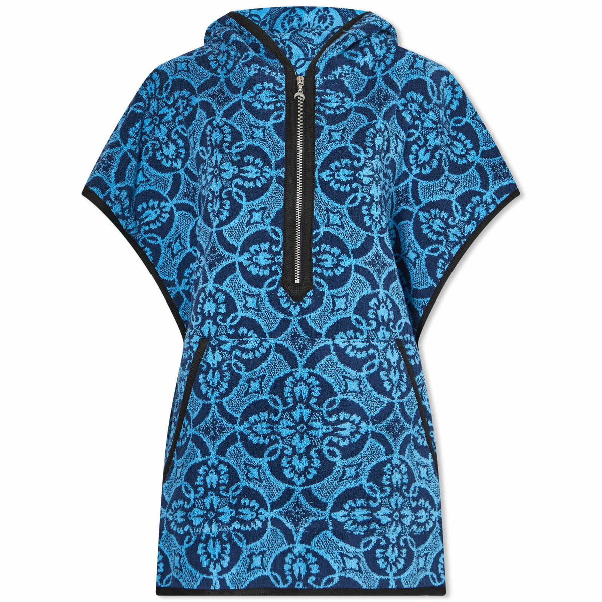 Marine Serre Women's Oriental Towels Poncho Top in Oriental