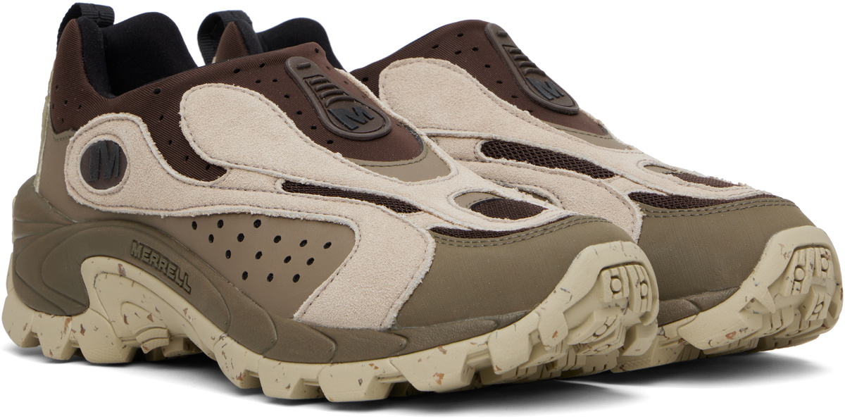 Merrell 1TRL Brown & Beige Moc Speed Streak Evo Sneakers