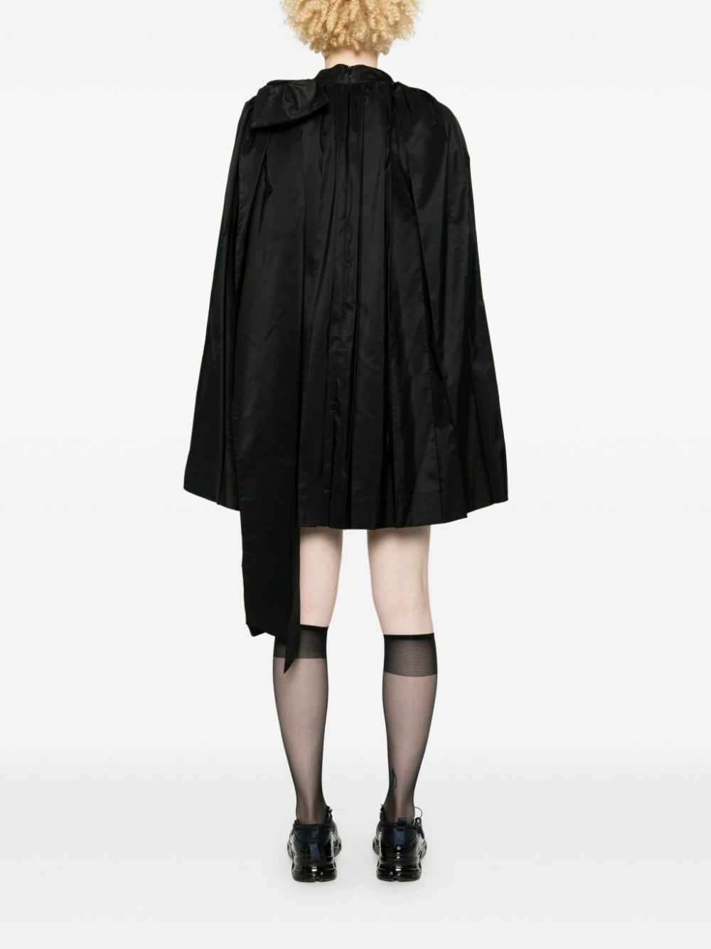Simone Rocha Black Cape-Style Dress Simone Rocha