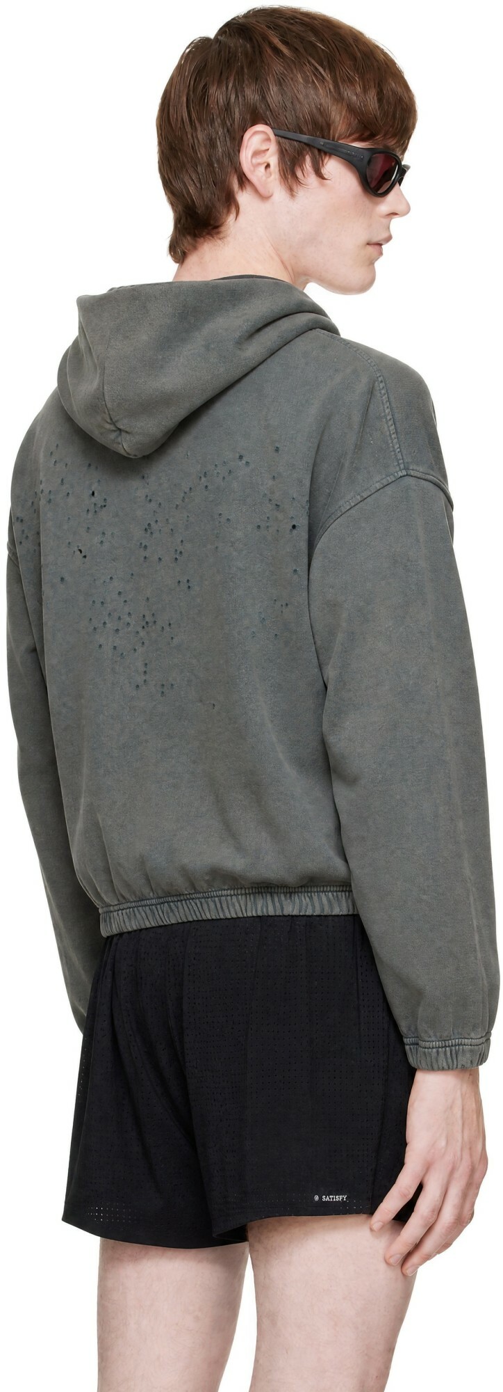 Satisfy Gray MothTech Hoodie