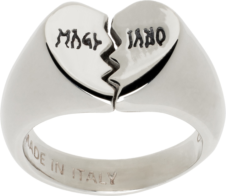 Photo: Magliano Silver Mini Broken Heart Ring