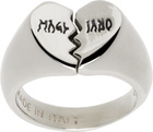 Magliano Silver Mini Broken Heart Ring