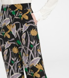Diane von Furstenberg - Federica high-rise silk wide-leg pants