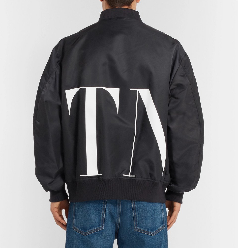 Valentino - Printed Bomber Jacket - Man - 46