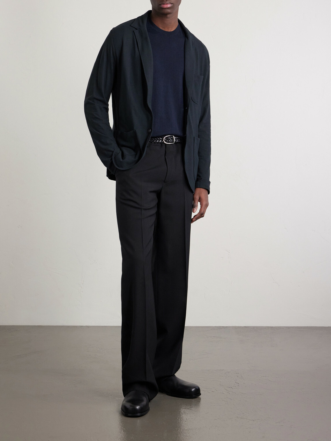 Slowear - Cotton and Silk-Blend T-Shirt - Blue