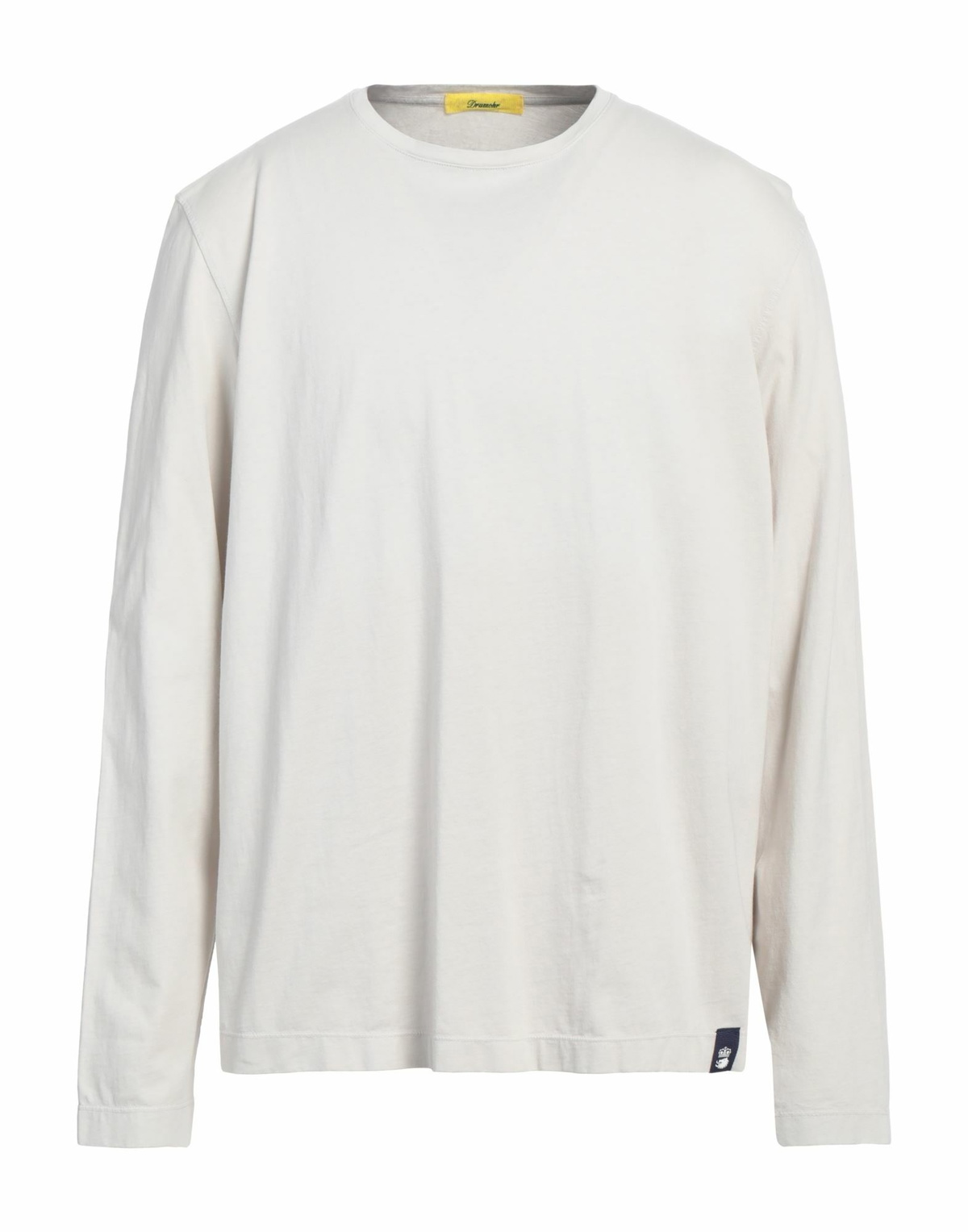 Drumohr Mens T-shirt Light in Grey