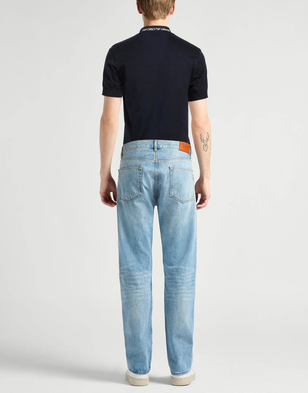 Emporio Armani Mens Sweater Midnight in Blue