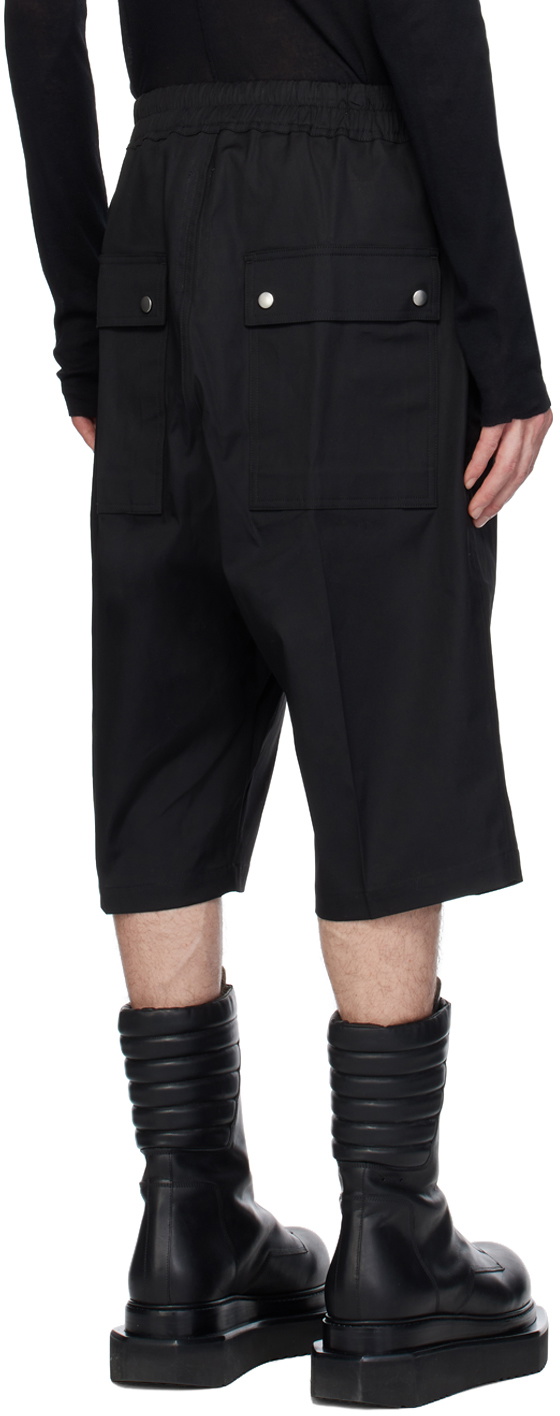 パンツ rick owens bela pods 48 black Rick Owens リックオウエンス SS25 BELA PODS / BLK - NUBIAN