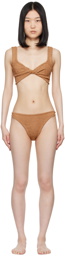 Hunza G Brown Juno Bikini