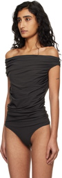 AGOLDE Brown Sherilyn Bodysuit