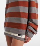 Miu Miu Striped cotton jersey T-shirt