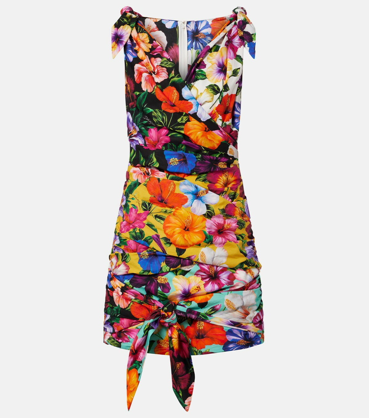 Dolce&Gabbana Floral cotton minidress