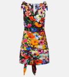 Dolce&Gabbana Floral cotton minidress