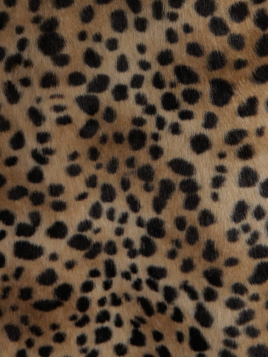 DSQUARED2 - Leopard Print Faux Fur Midi Coat Dsquared2