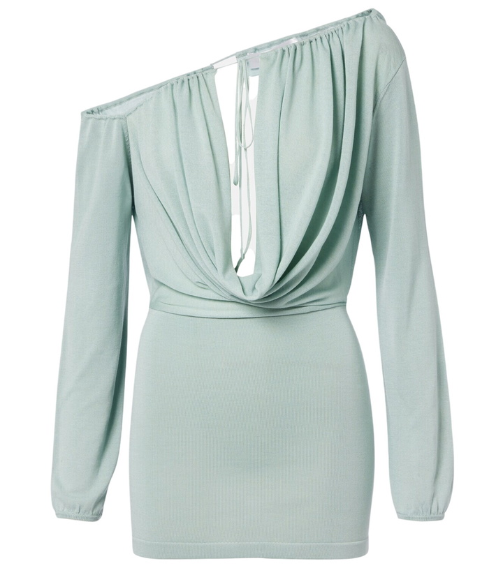 Photo: Aya Muse Sola asymmetric draped minidress