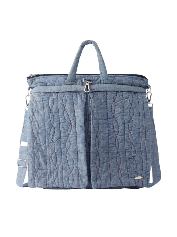 Photo: Kardo - Embroidered Cotton-Chambray Tote Bag