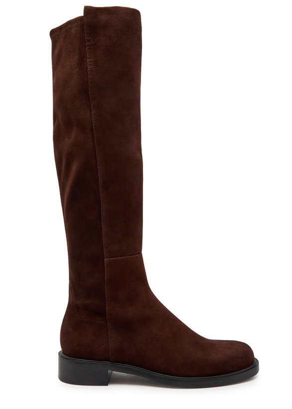 Photo: Stuart Weitzman 5050 Gisele Suede Knee-high Boots Brown