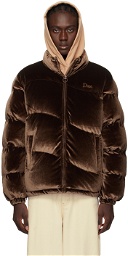 Dime Brown Quilted Puffer Jacket