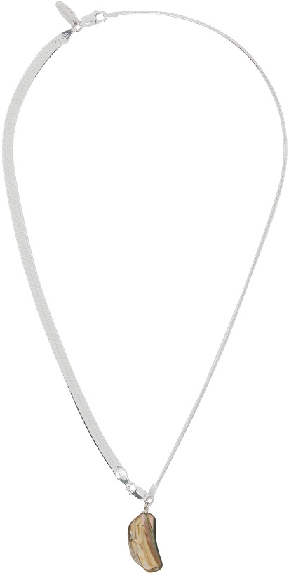 Photo: Santangelo SSENSE Exclusive Silver High On Hope Alta Necklace