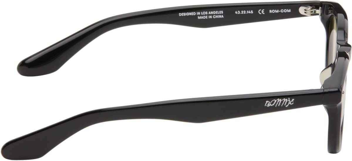 BONNIE CLYDE Black Rom-Com Sunglasses
