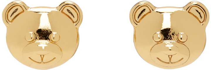 Photo: Moschino Gold Teddy Bear Small Earrings